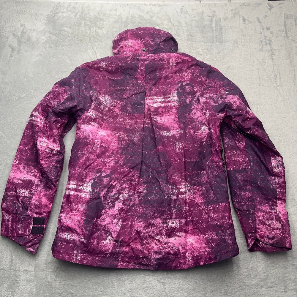 Columbia Titanium Omni-Tech Women's‎ Ski Jacket Purple Print Medium Snowboard - Picture 11 of 12